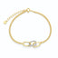 Bratara Argint Placata cu Aur 14k Modern Chain