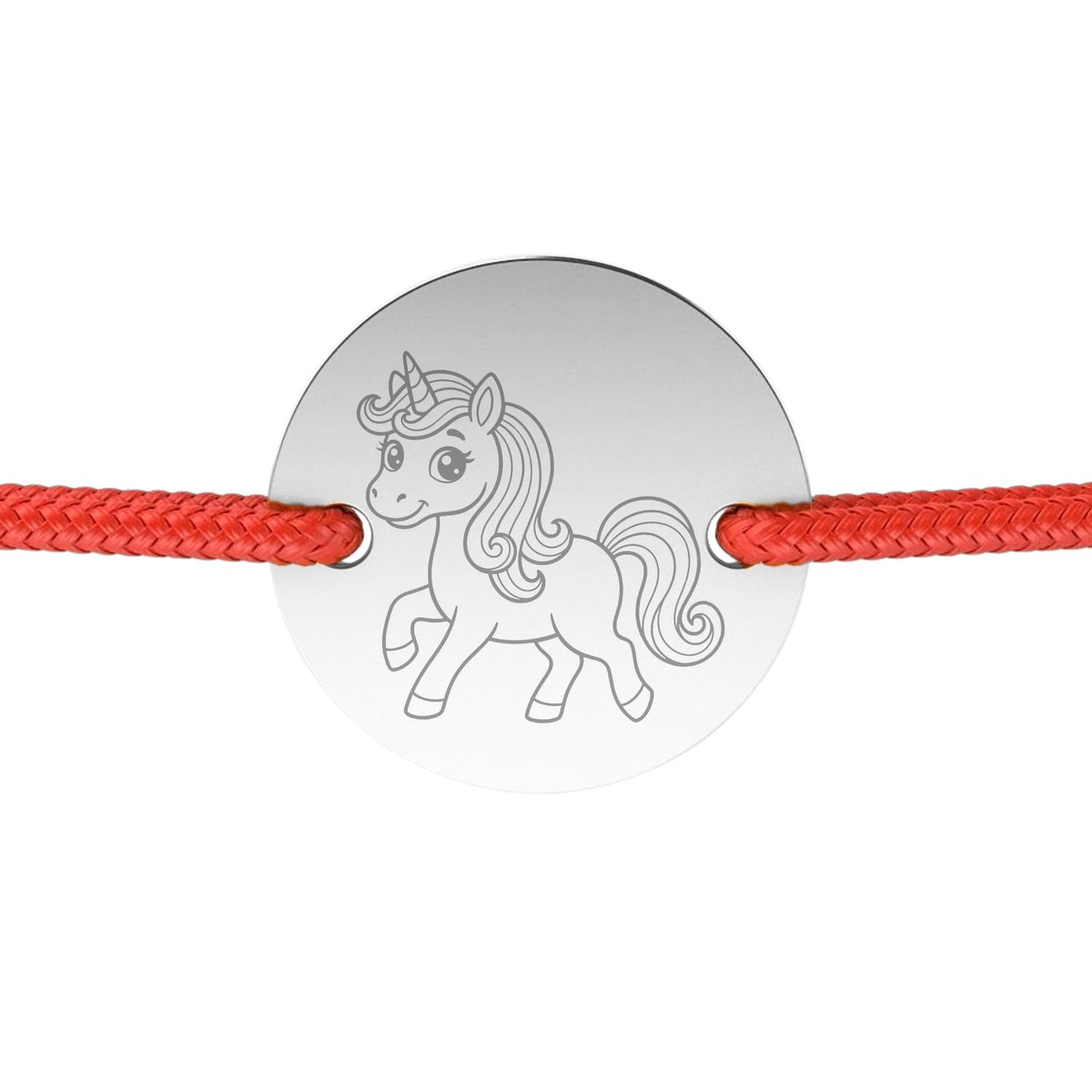 Bratara Argint Snur Banut cu Unicorn