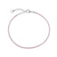 Bratara Argint Tennis Baby Pink