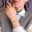 Bratara Aur 14k Floare cu Diamante 0.05ct
