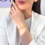 Bratara Placata cu Aur 14k Golden Elipse