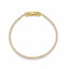 Bratara Placata cu Aur 14k Tennis 2 mm cu Pietre Albe