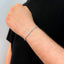 Bratara Tennis Argint cu Pietre Albe 2mm