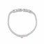 Bratara Tennis Pink Heart