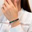 Bratara Aur 14k Snur cu Agat Ocean Waves