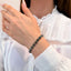 Bratara Aur 14k Snur si Hematit Patrat - SORELLY