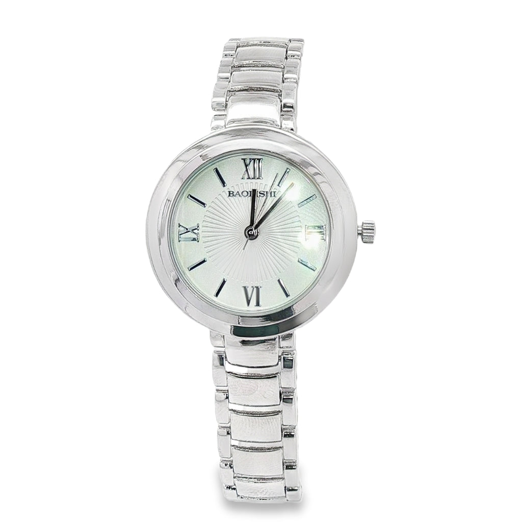 Ceas Argint Dama Cadran Rotund 30 mm