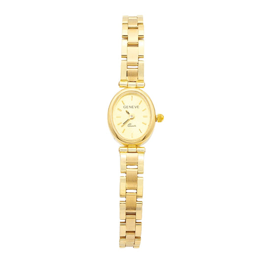 Ceas Aur 14k Geneve Dama Cadran Oval