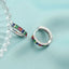 Cercei Argint Creole Rainbow Eternity - SORELLY