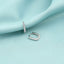 Cercei Argint Huggie Hoops cu Pietre Zirconia - SORELLY