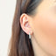 Cercei Argint Huggie Hoops