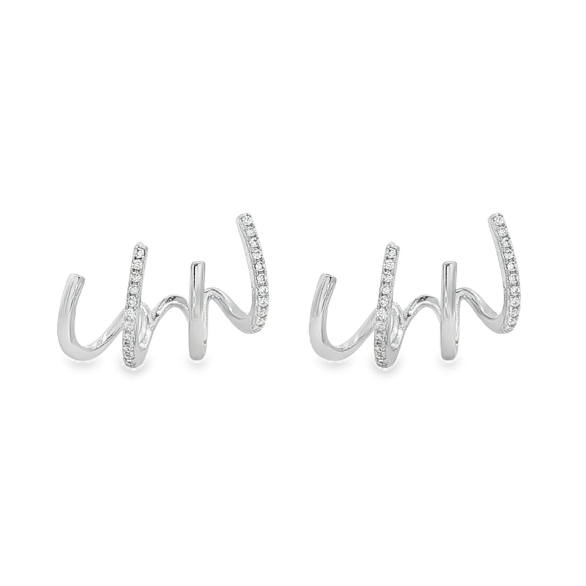 Cercei Argint Claws