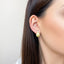 Cercei Argint Tear Drop Texturati - SORELLY