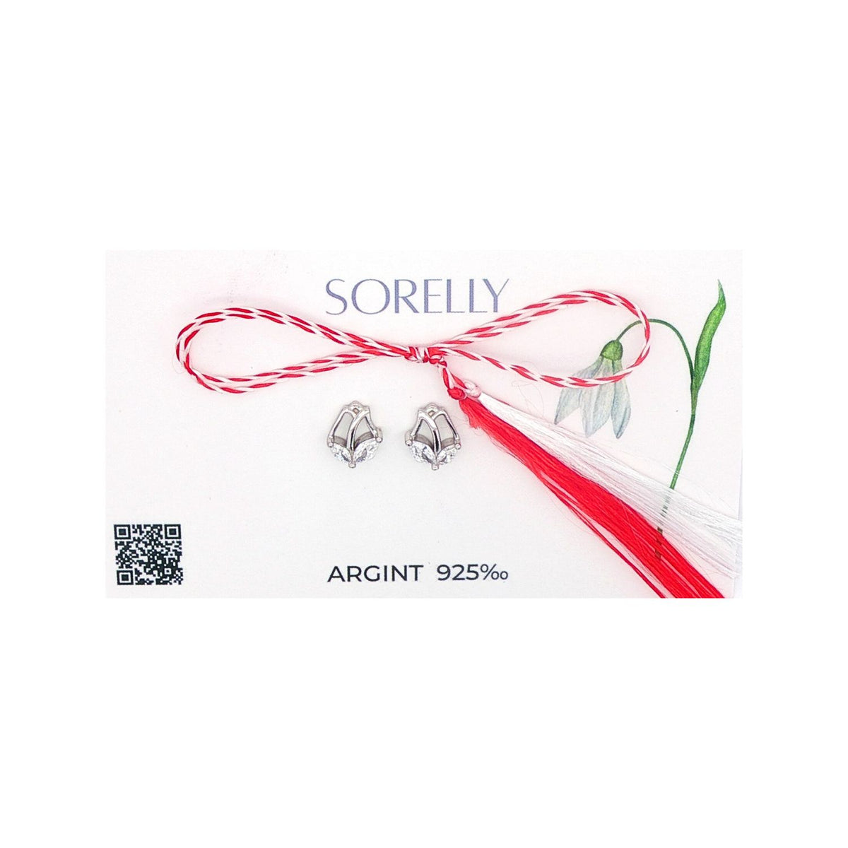 Martisor Cercei Argint Tulip