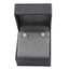 Cercei Aur 14k Alb Cerc cu Diamante 0.115ct - SORELLY