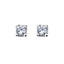 Cercei Aur 14k Alb cu Diamant 0.060ct