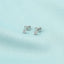 Cercei Aur 14k Alb cu Diamant 0.060ct