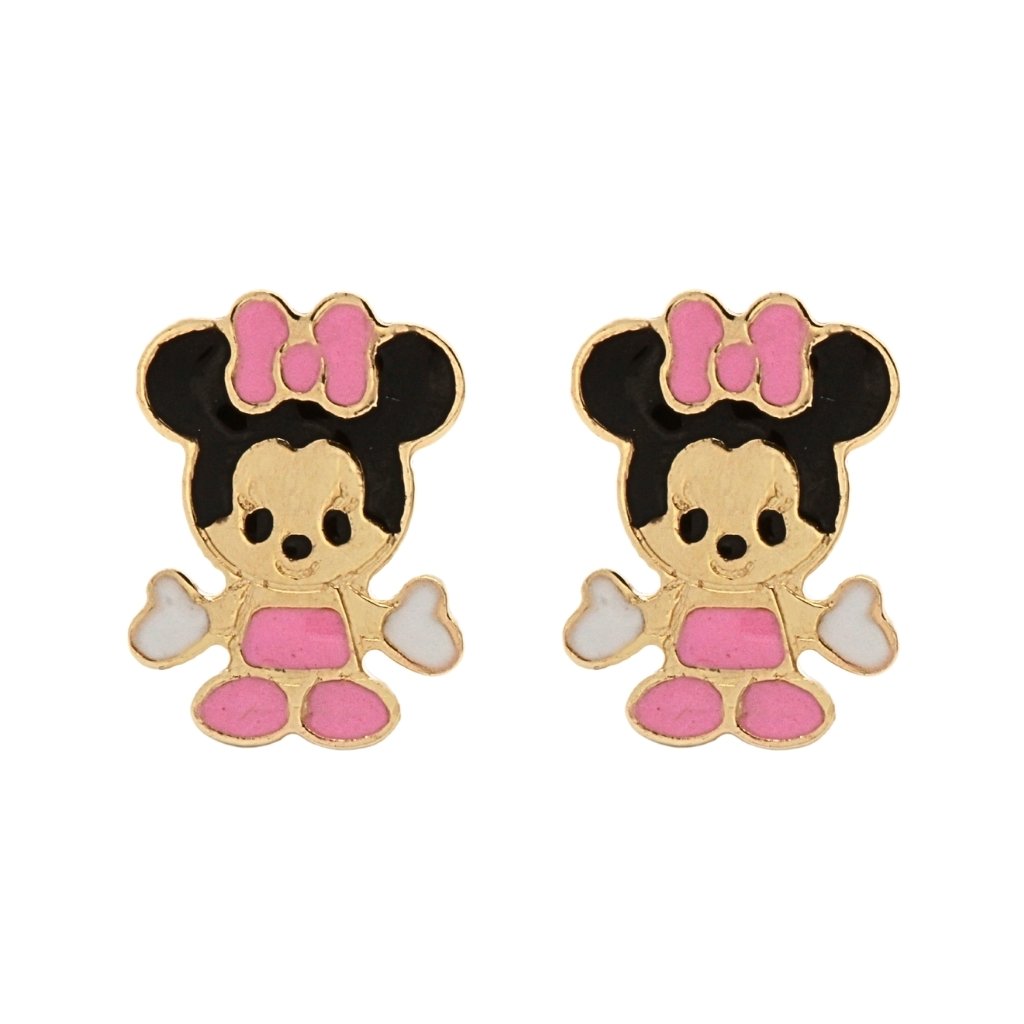 Cercei Aur 14k Copii Minnie