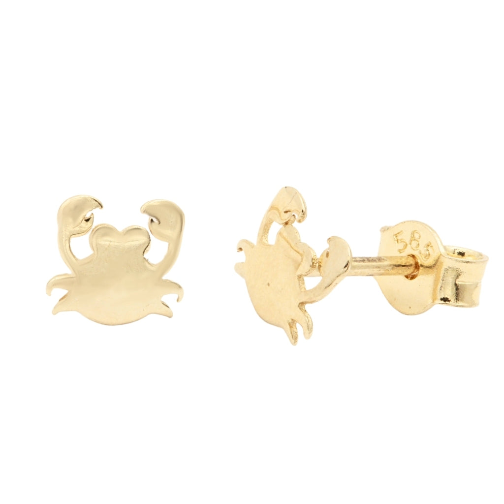 Cercei Aur 14k Crab