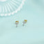 Cercei Aur 14k Cruce cu Diamante 0.060ct