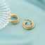 Cercei Aur 14k Double Hoops - SORELLY