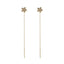 Cercei Aur 14k Fir Floare