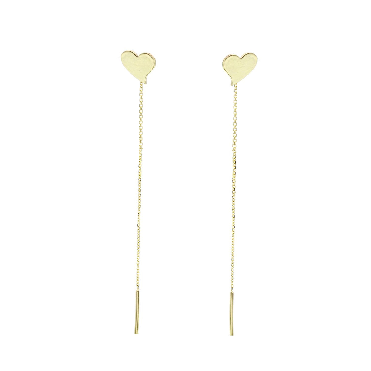 Cercei Aur 14k Fir Inima