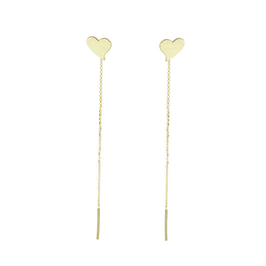 Cercei Aur 14k Fir Inima