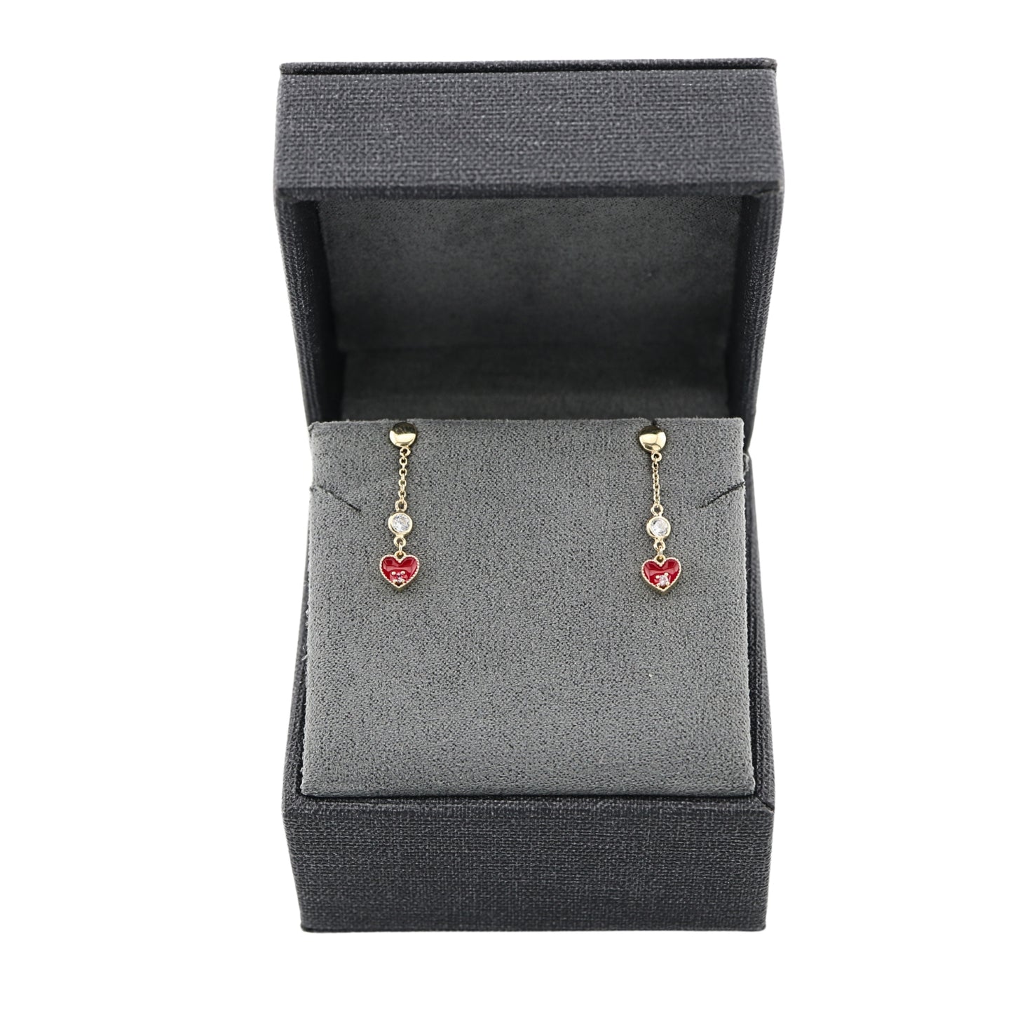 Cercei Aur 14k Fir cu Inima - SORELLY