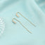 Cercei Aur 14k Fir Tennis cu Pietre Albe - SORELLY