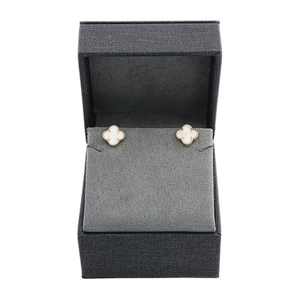 Cercei Aur 14k Floare cu Sidef 1.1 cm - SORELLY
