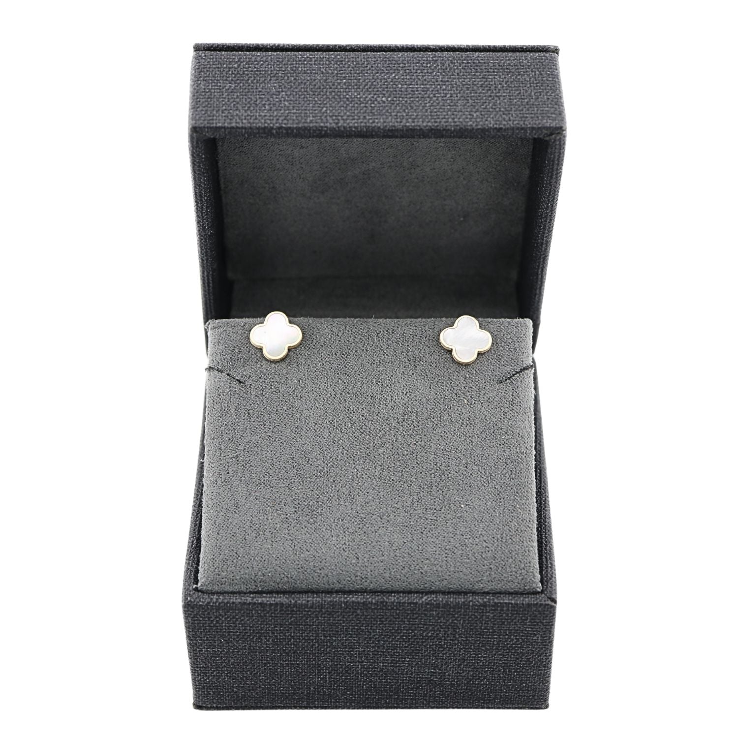 Cercei Aur 14k Floare cu Sidef - SORELLY