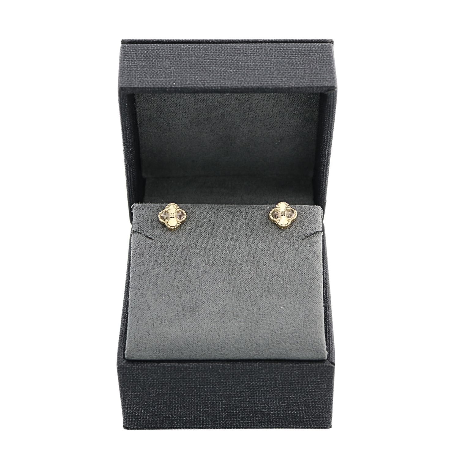 Cercei Aur 14k Floare cu Striatii - SORELLY