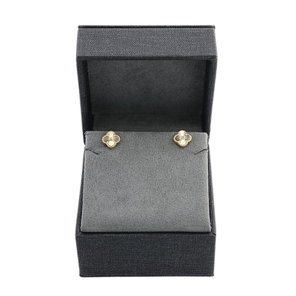 Cercei Aur 14k Floare cu Striatii - SORELLY