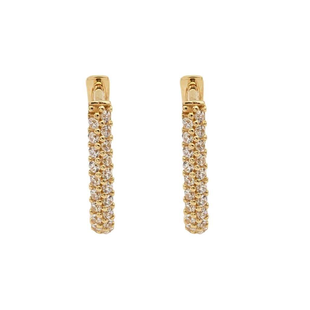 Cercei Aur 14k Huggie Hoops