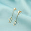 Cercei Aur 14k Paperclip - SORELLY