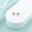 Cercei Aur 14k Roz Inima cu Diamante 0.088ct
