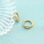Cercei Aur 14k Veriga cu Piatra Zirconia Baguette - SORELLY