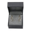 Cercei Aur 14k cu Diamante 0.093ct Paperclip