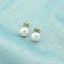 Cercei Aur 14k cu Perla Naturala 8 mm - SORELLY