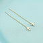 Cercei Fir Aur 14k Cruce - SORELLY