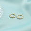 Cercei Placati cu Aur Classic Round Hoops