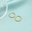 Cercei Placati cu Aur Essential Classic Hoops