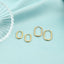 Cercei Placati cu Aur Essential Hoops