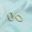 Cercei Placati cu Aur Essential Hoops