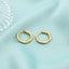 Cercei Placati cu Aur Hexagonal Hoops