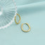 Cercei Placati cu Aur Hoops