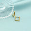 Cercei Placati cu Aur Huggie Hoops
