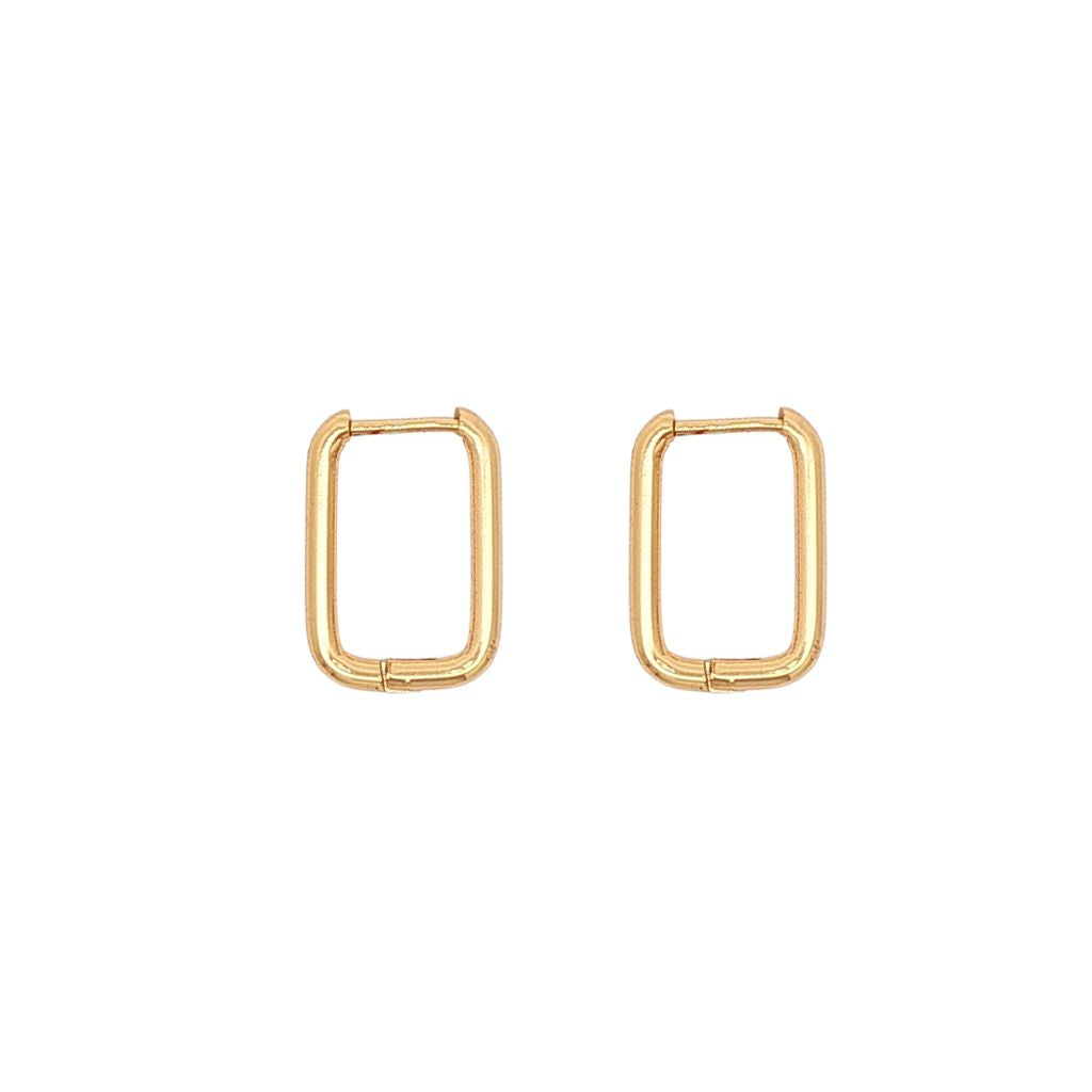 Cercei Placati cu Aur 14k Huggie Hoops