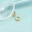 Cercei Placati cu Aur Mini Bold Hoops